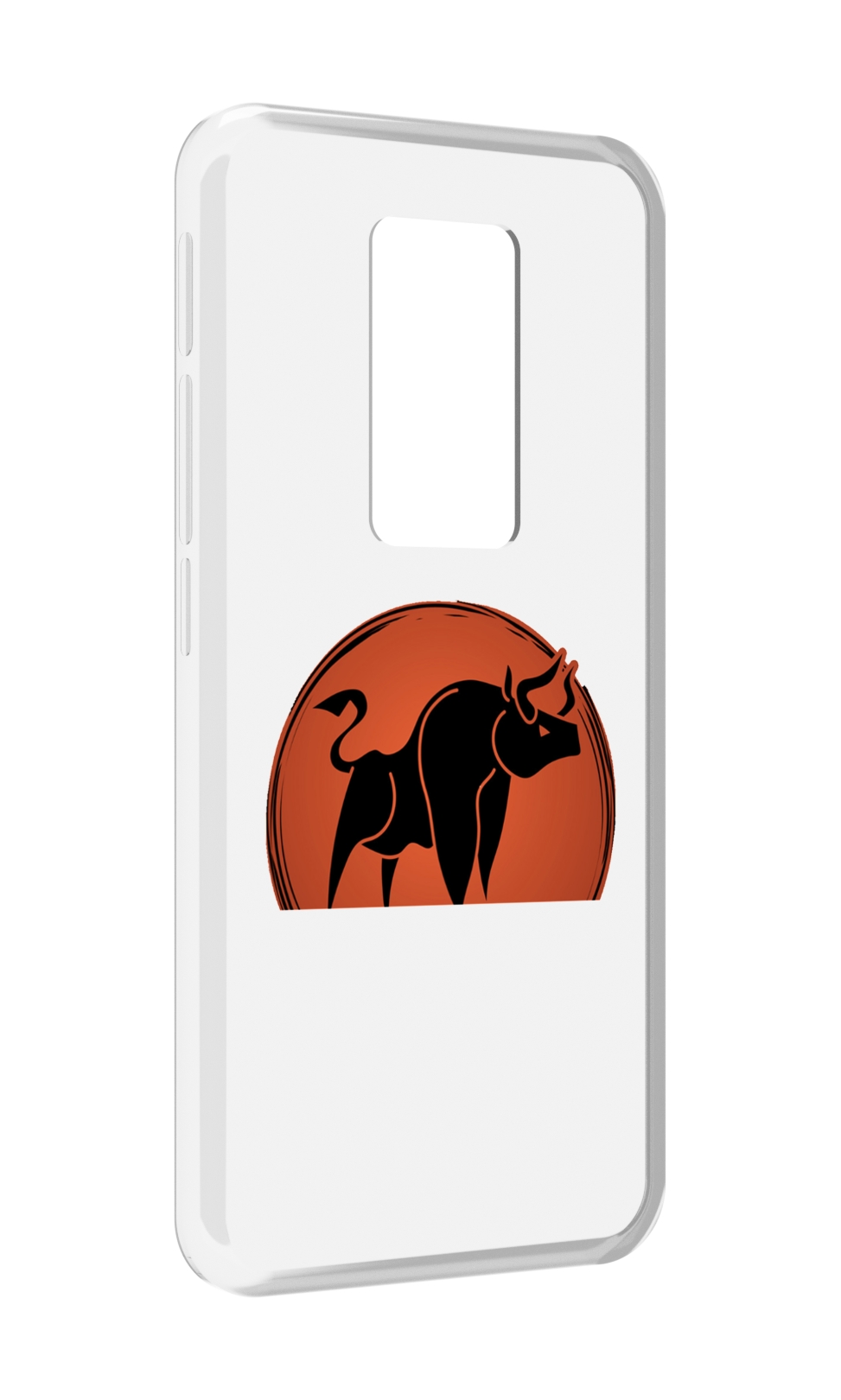 

Чехол задняя-панель-накладка-бампер MyPads Бык-2 для Motorola Defy 2021 противоударный, Прозрачный, Tocco