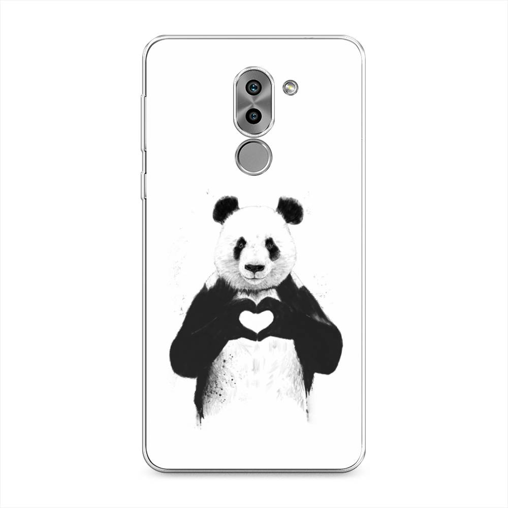 

Чехол Awog на Honor 6X "Панда love", Разноцветный, 60750-10