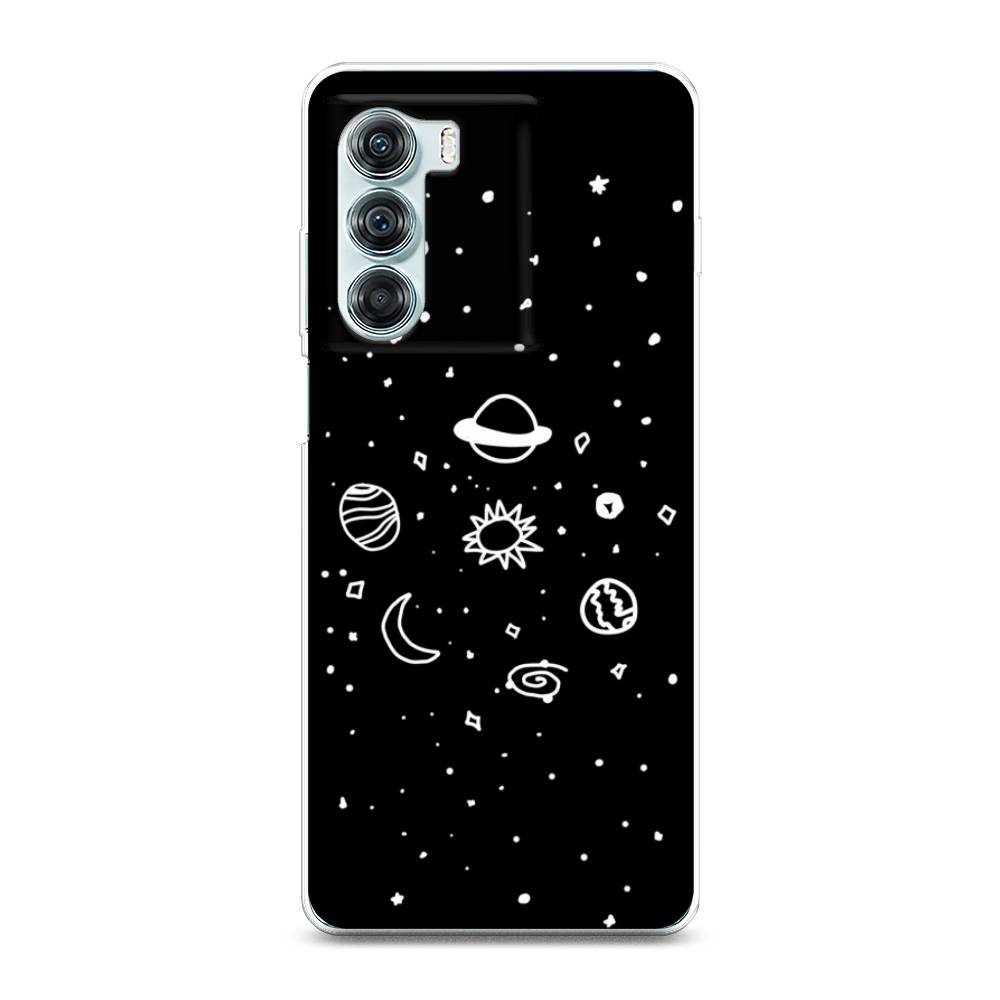 

Чехол на Motorola Moto Edge S30 "Дудл солнечной системы", Бежевый;серый, 243050-2