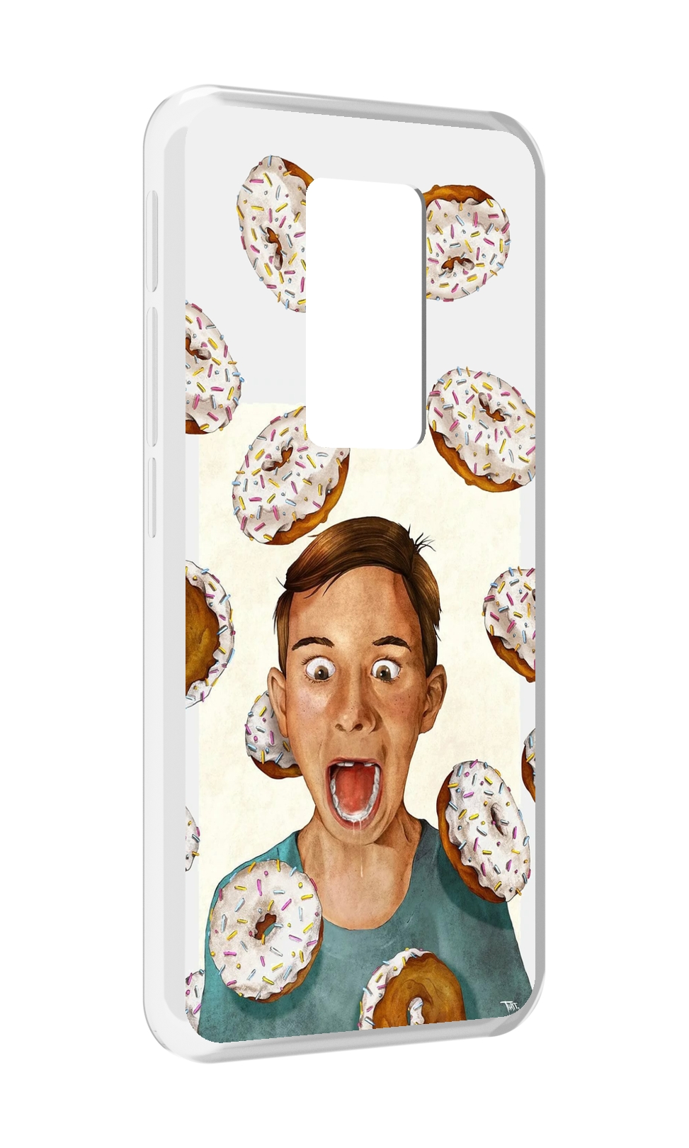 

Чехол MyPads Бешенные-пончики для Motorola Defy 2021, Прозрачный, Tocco
