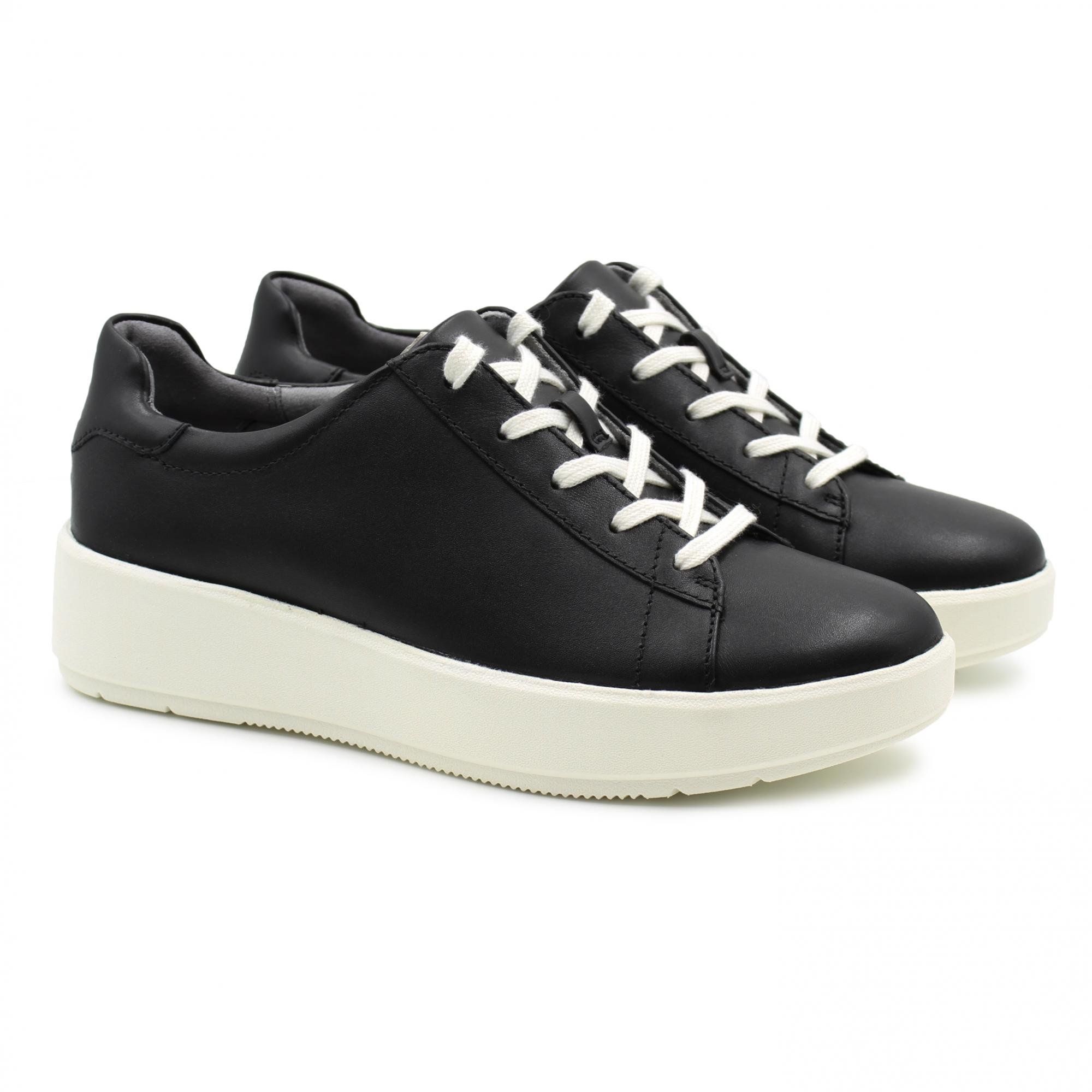 

Кеды женские Clarks Layton Pace 26158848 черные 37.5 EU, Layton Pace 26158848