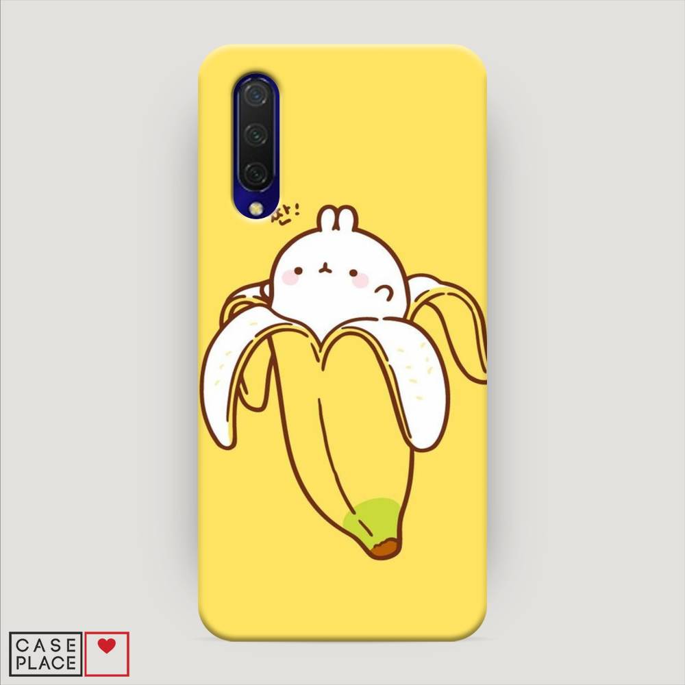 

Пластиковый чехол "Зайчик-бананчик" на Xiaomi Mi A3 Lite, 36220-1