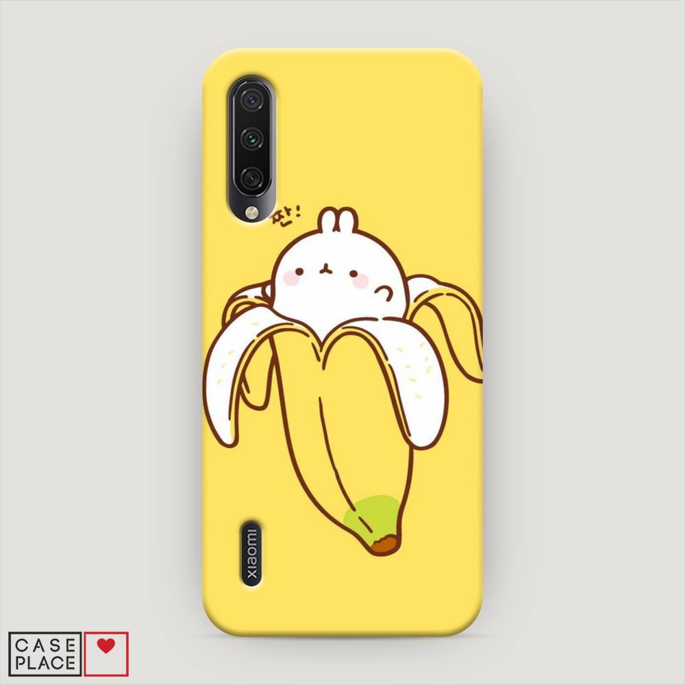 

Пластиковый чехол "Зайчик-бананчик" на Xiaomi Mi A3, 36020-1