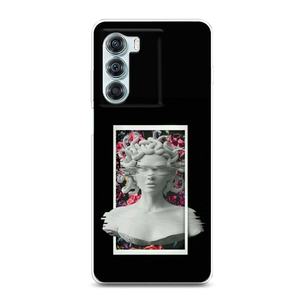 

Чехол на Motorola Moto Edge S30 "Web Punk Медуза Горгона", Черный;серый, 243050-6