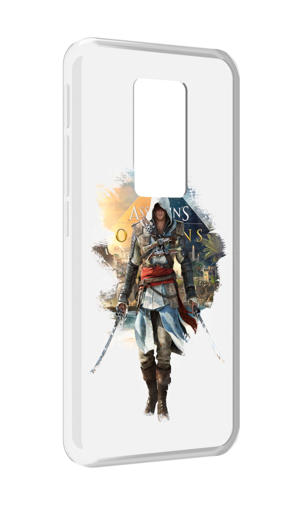 

Чехол задняя-панель-накладка-бампер MyPads Ассасин для Motorola Defy 2021 противоударный, Прозрачный, Tocco