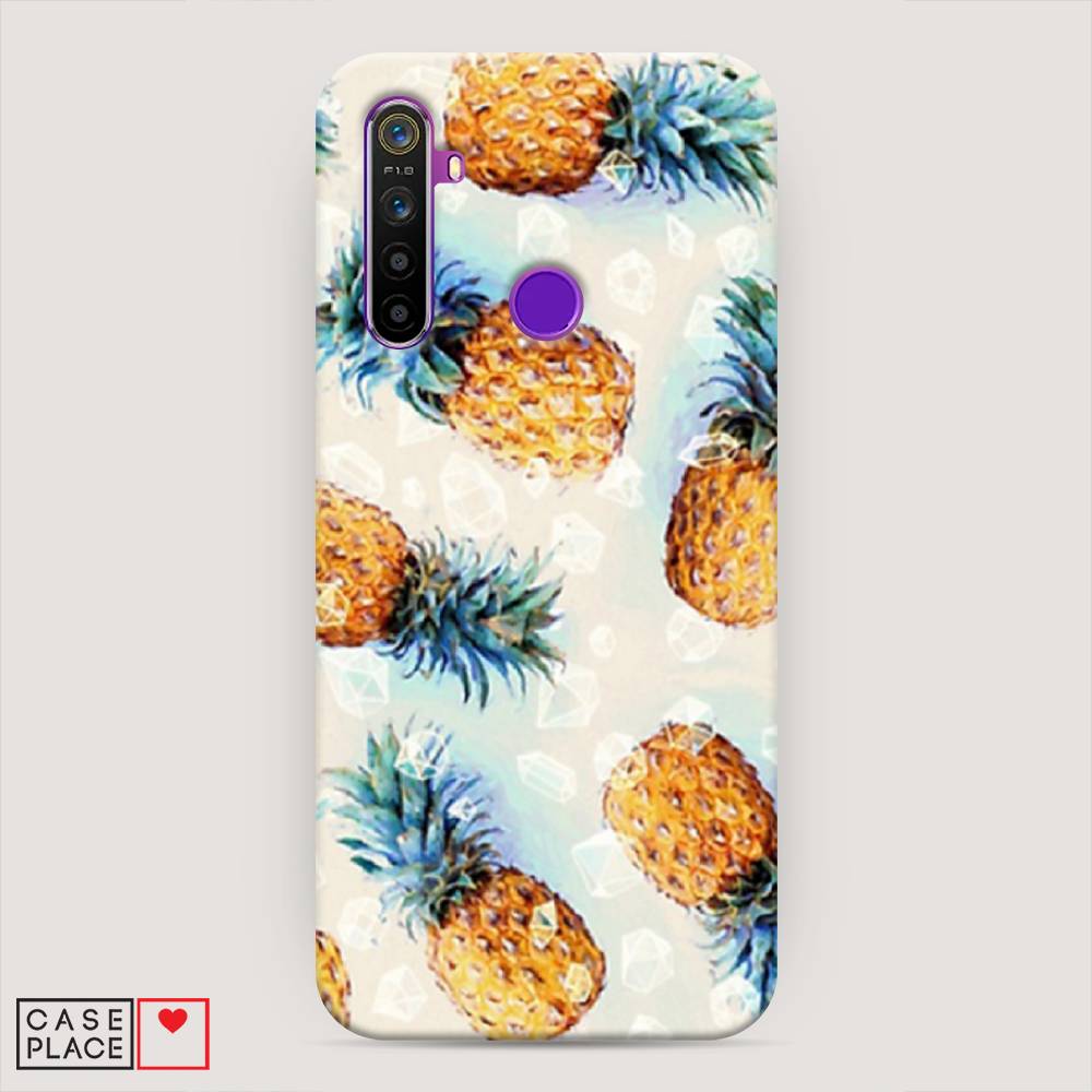 

Пластиковый чехол "Ананасы" на Realme 5, 251520-2
