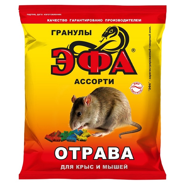 

Гранулы от грызунов Эфа 66228 125 г