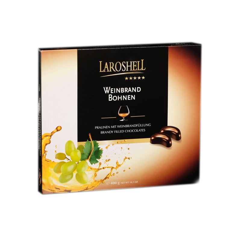 

Конфеты пралине Laroshell Weinbrandbohnen Brandy Beans 400 г