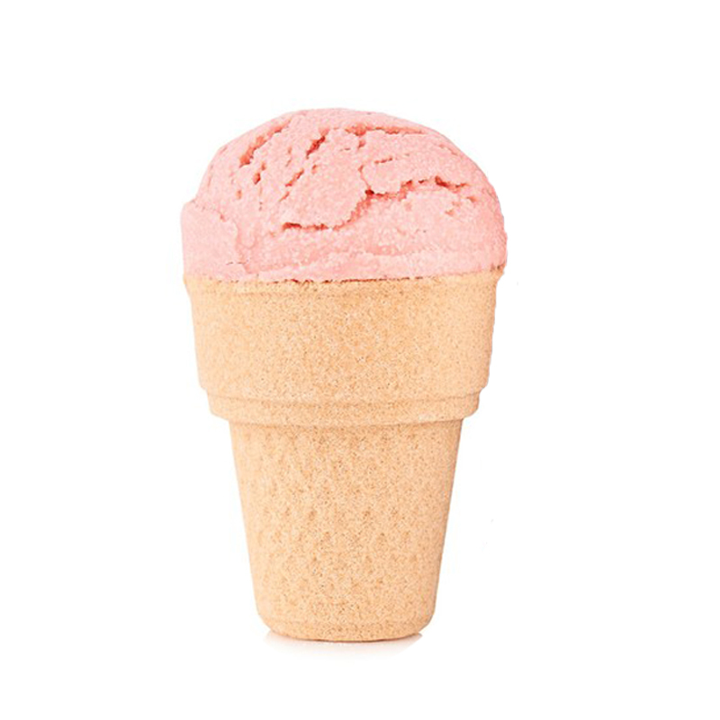 Бомбочка для ванны DOLCE MILK Бурлящее мороженое Strawberry rhumba 180 г