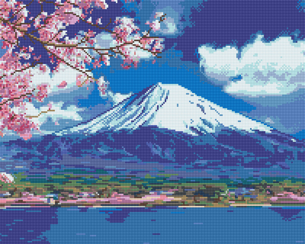 Мозаики Фрея Священная гора Фудзи, 40х50 см ALVK-33