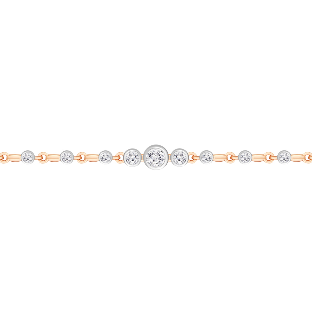 

Браслет из серебра с фианитом р. 16 Aquamarine 74374А_925_з, 74374А_925_з