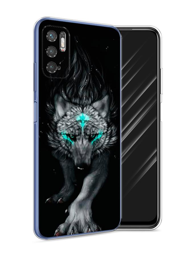 

Чехол Awog на Xiaomi Redmi Note 10T/Note 10 5G/M3 Pro "Волшебный волк", Разноцветный, 310850-2