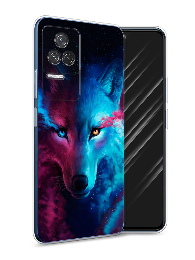 

Чехол Awog на Xiaomi Redmi K50 "Волшебный волк", Разноцветный, 312250-1