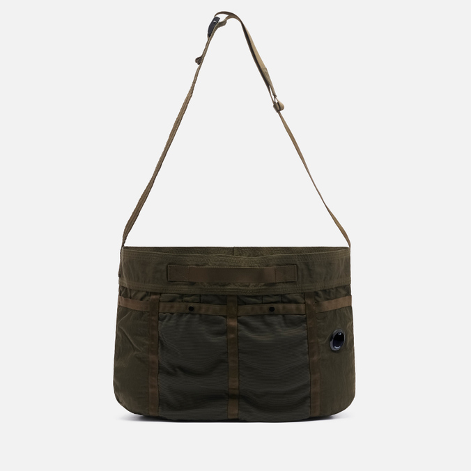 

Сумка мужская C.P. Company Weather-Resistant Nylon B Messenger, оливковый, Weather-Resistant Nylon B Messenger