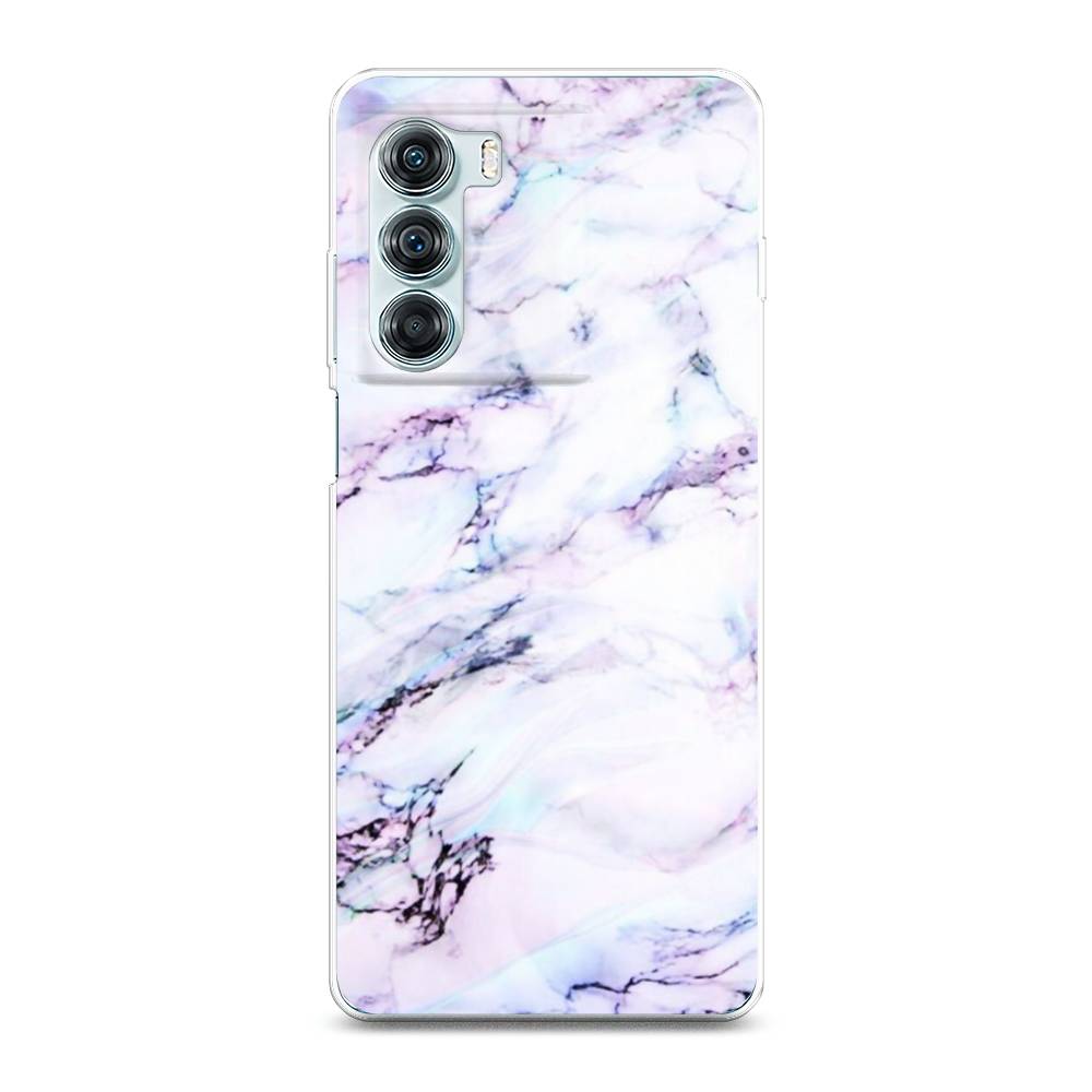 

Чехол на Motorola Moto Edge S30 "Радужный мрамор", Серый;фиолетовый, 243050-3