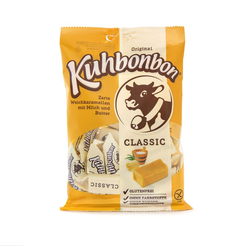 

Сливочная карамель Kuhbonbon Classic классическая, 200 г
