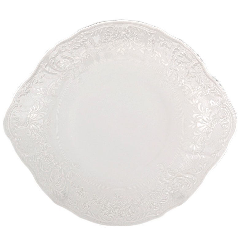 

Пирожковая тарелка 27 см Thun "Бернадотт /Платиновый узор" / 086284, Бернадотт