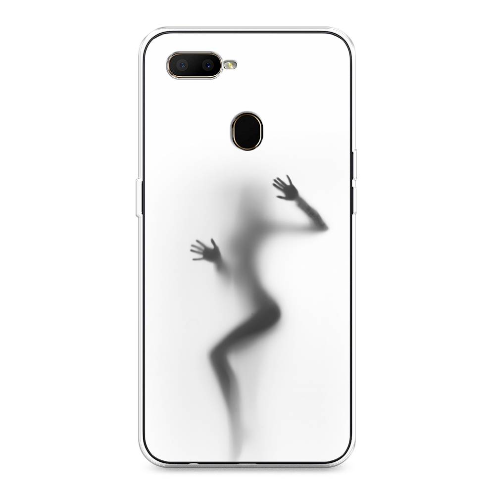 фото Силиконовый чехол "девушка в душе" на oppo a5s awog
