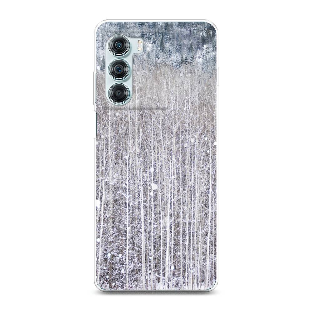 

Чехол на Motorola Moto Edge S30 "Снежный лес", Бежевый;серый;белый, 243050-5