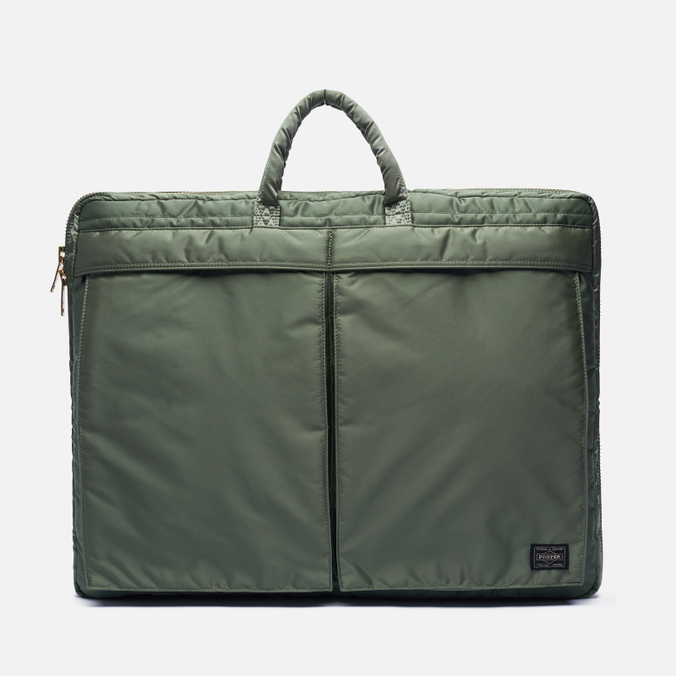 

Портфель мужской Porter-Yoshida & Co Tanker 2-Way Garment, зелёный, Tanker 2-Way Garment