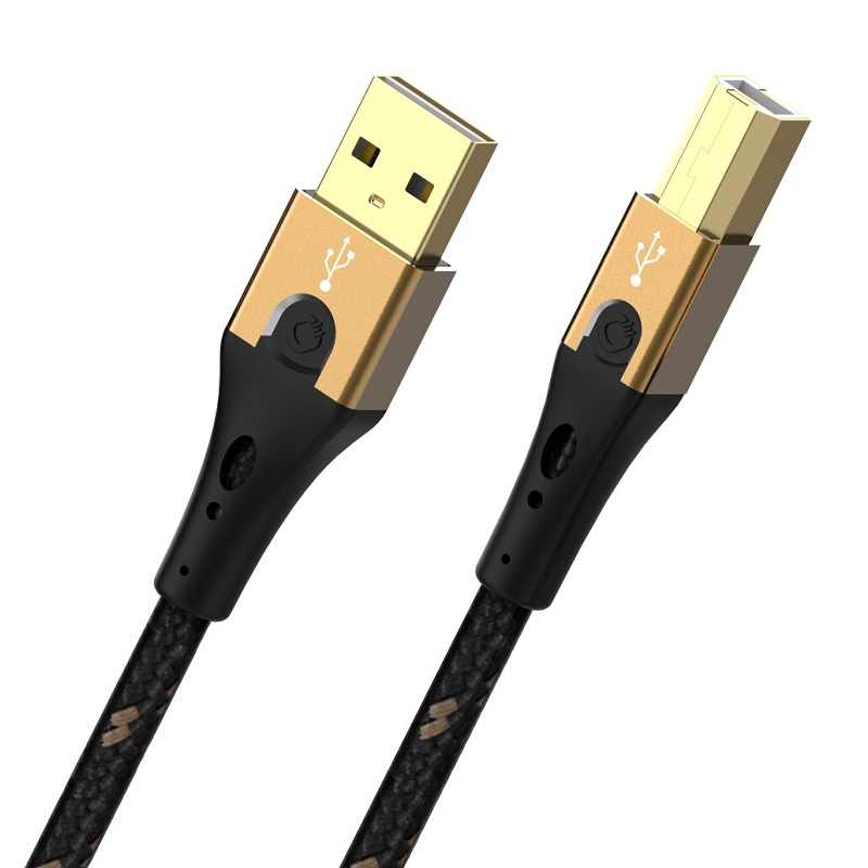 

Кабель Oehlbach USB A - USB B вилка-вилка 7.5м () черный, 9545 State of the art USB Primus B 7.5m