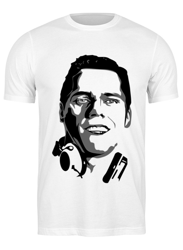

Футболка мужская Printio Tiesto (тиесто) белая M, Белый, Tiesto (тиесто)