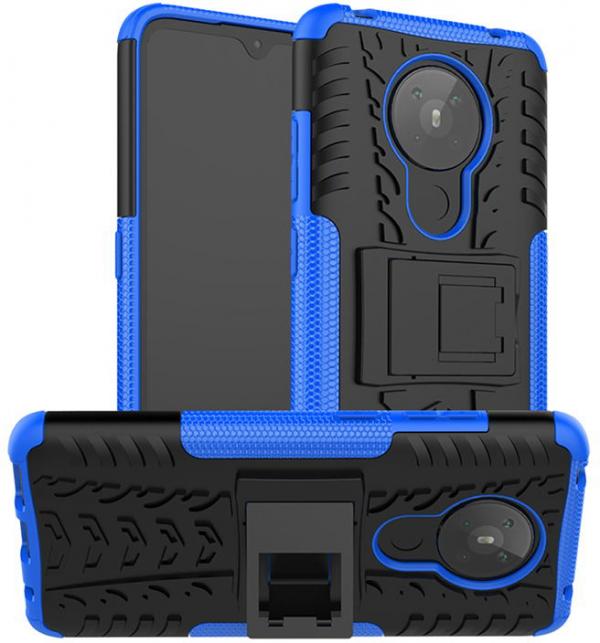 

Чехол для Nokia 5.3 Hybrid Case (Синий)