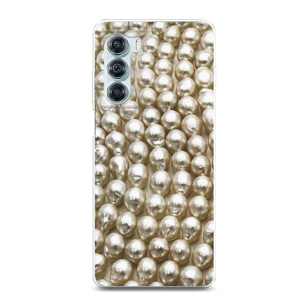 

Чехол на Motorola Moto Edge S30 "Жемчуг", Бежевый, 243050-3