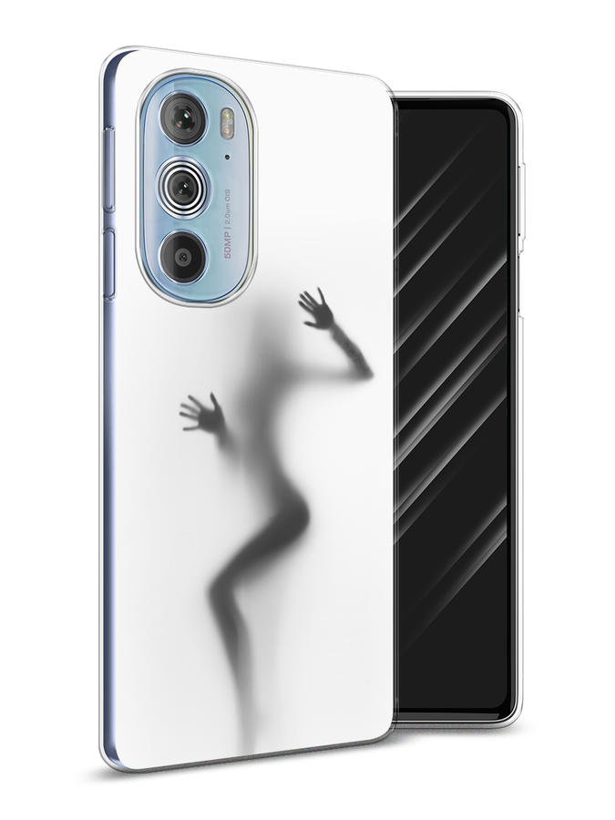 

Чехол Awog на Motorola Edge 30 Pro "Девушка в душе", Разноцветный, 243350-7