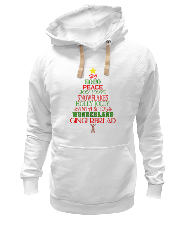 

Худи унисекс Printio Christmas tree белое 2XL, Белый, Christmas tree