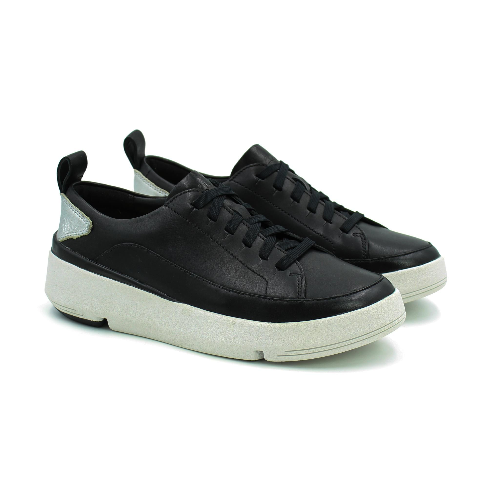 

Кеды женские Clarks Tri Flash Lace 26162982 черные 38 EU, Tri Flash Lace 26162982
