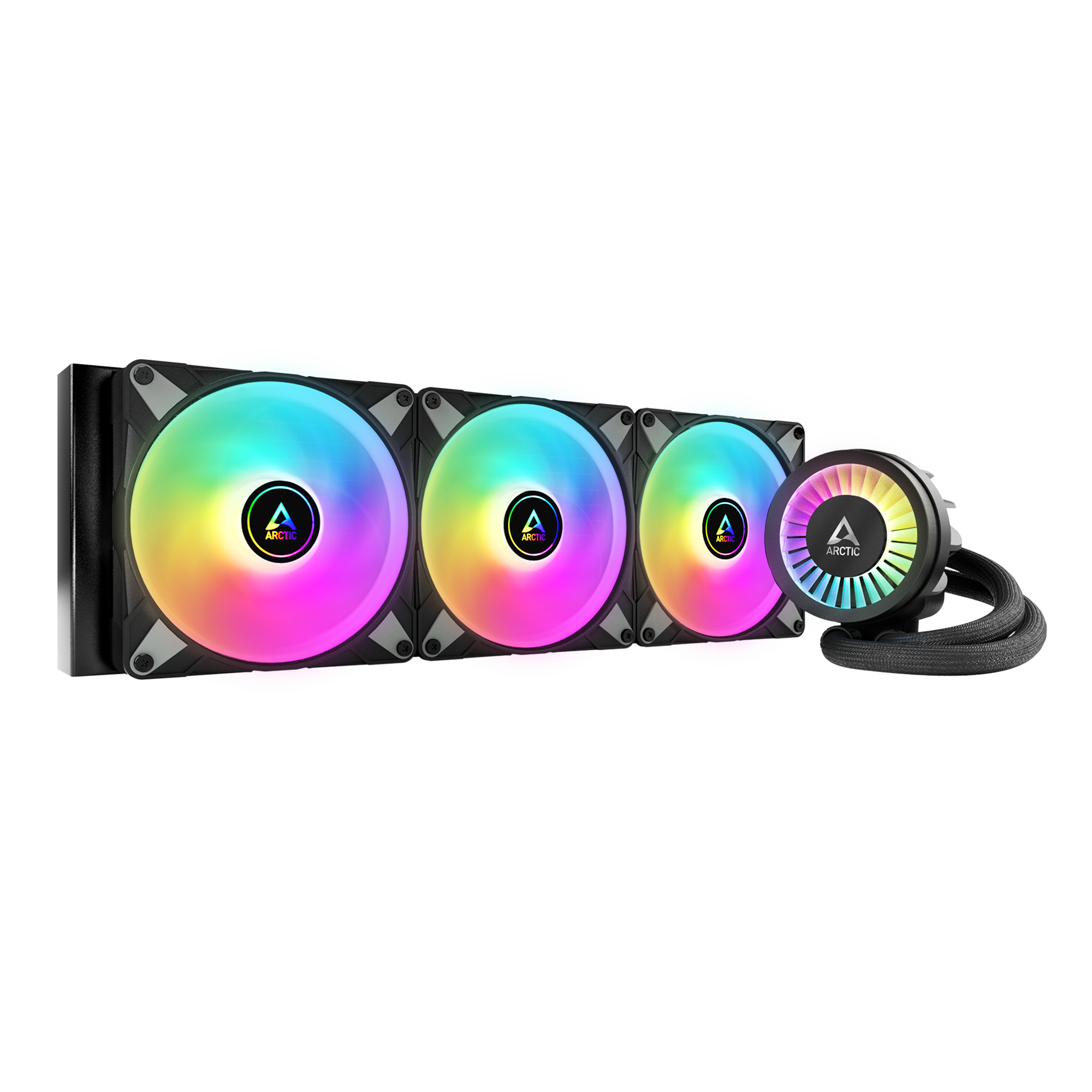 

Жидкостная система охлаждения Arctic Liquid Freezer III-420 A-RGB Black, Freezer III