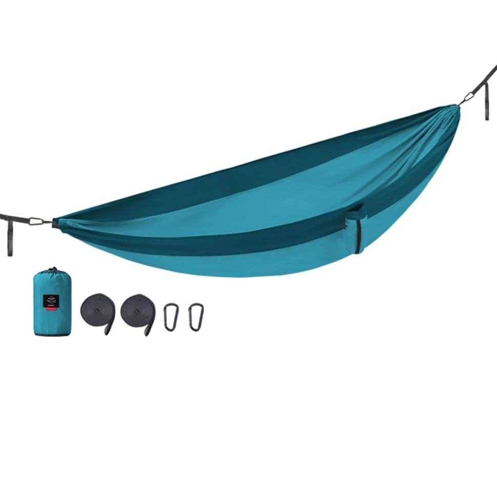 

Гамак 2-местный Naturehike Ultralight NH21DC011 340T, синий, 6927595713594, NH21DC011