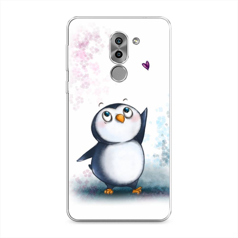 

Чехол Awog на Honor 6X "Пингвин и сердечко", Разноцветный, 60750-1