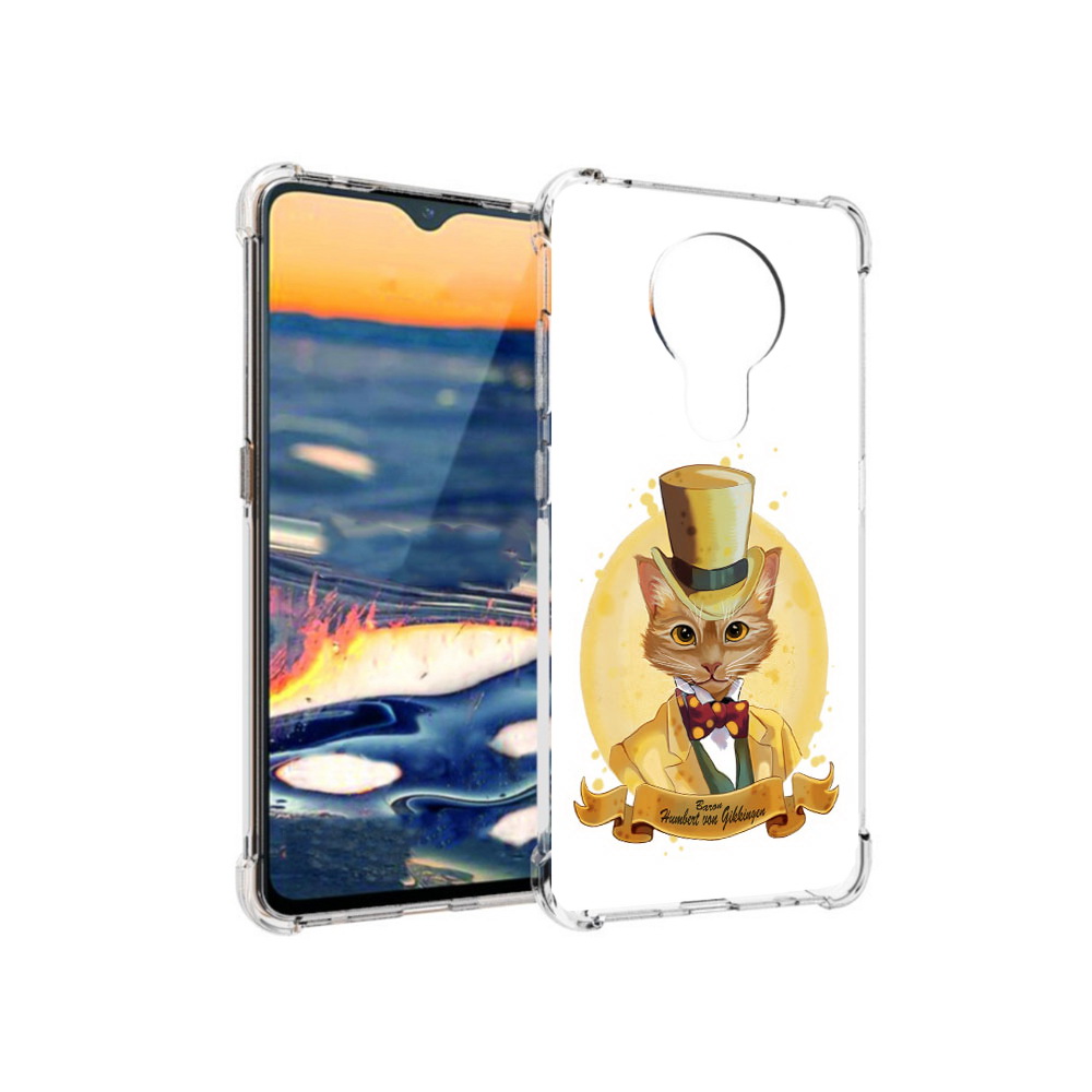

Чехол MyPads Tocco для Nokia 5.3 кот юрист (PT227052.106.401), Прозрачный, Tocco