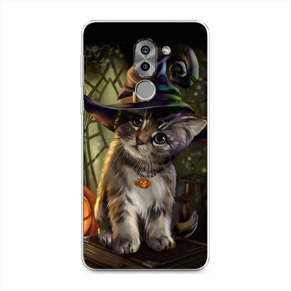 

Чехол Awog на Honor 6X "Кот на Хэллоуин", Разноцветный, 60750-2