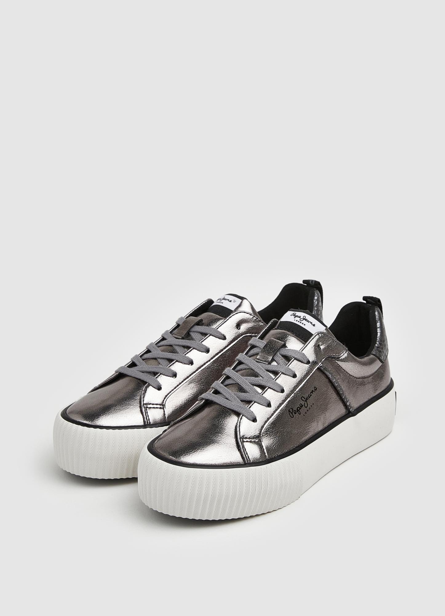 

Кеды женские Pepe Jeans London OTTIS W METALLIC s_PLS31412 серые 37 EU, OTTIS W METALLIC s_PLS31412