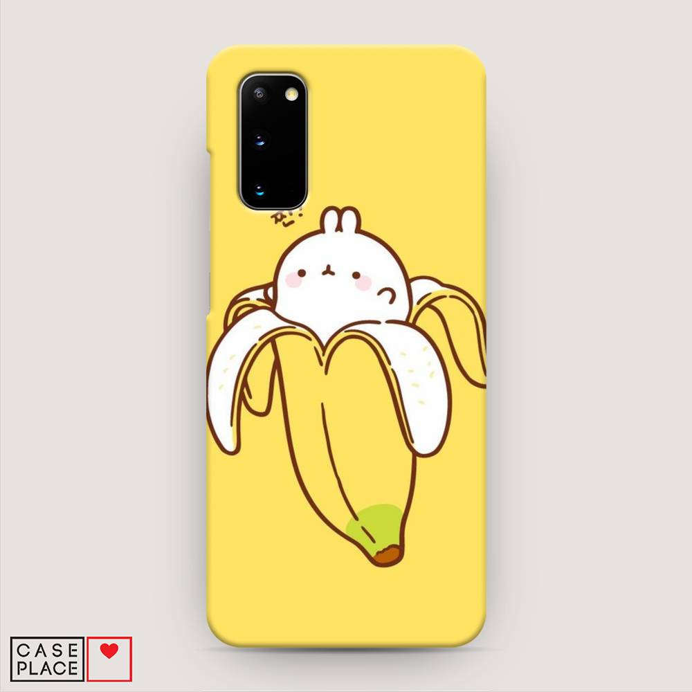

Пластиковый чехол "Зайчик-бананчик" на Samsung Galaxy S20, 29220-1