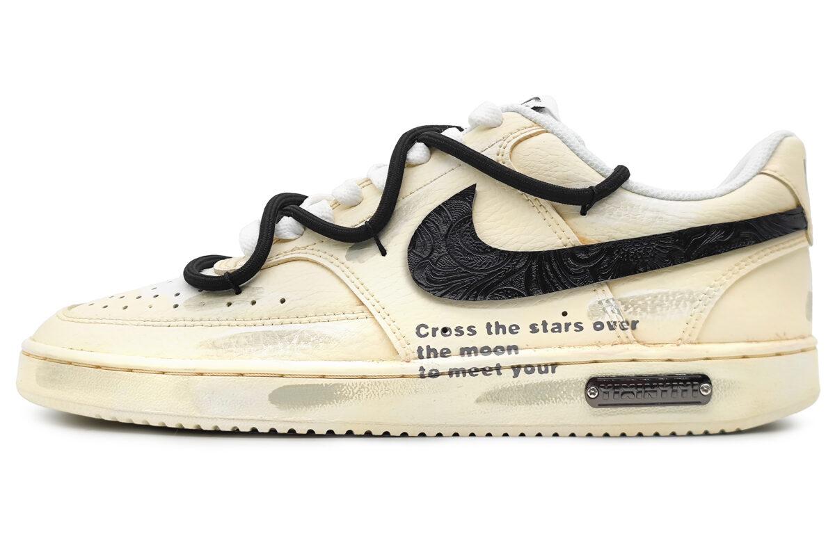 

Кеды унисекс Nike Court Vision 1 Low бежевые 42 EU, Бежевый, Court Vision 1 Low