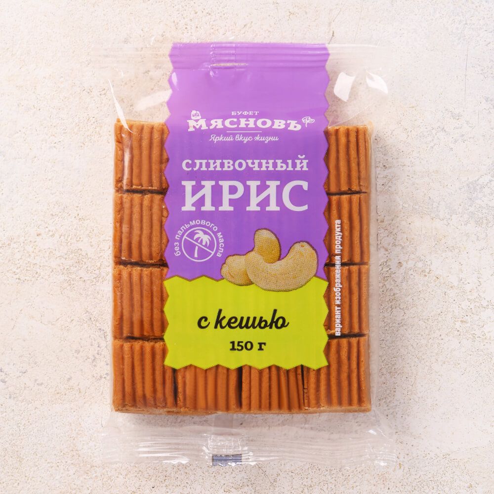 

Ирис сливочный МясновЪ Буфет с орехом кешью 150 г
