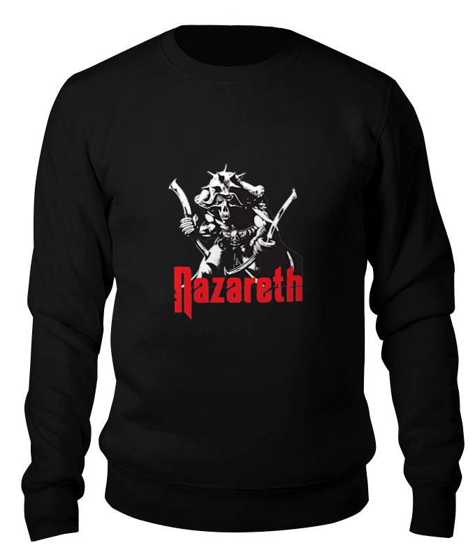 

Свитшот унисекс Printio Nazareth черный L, Nazareth