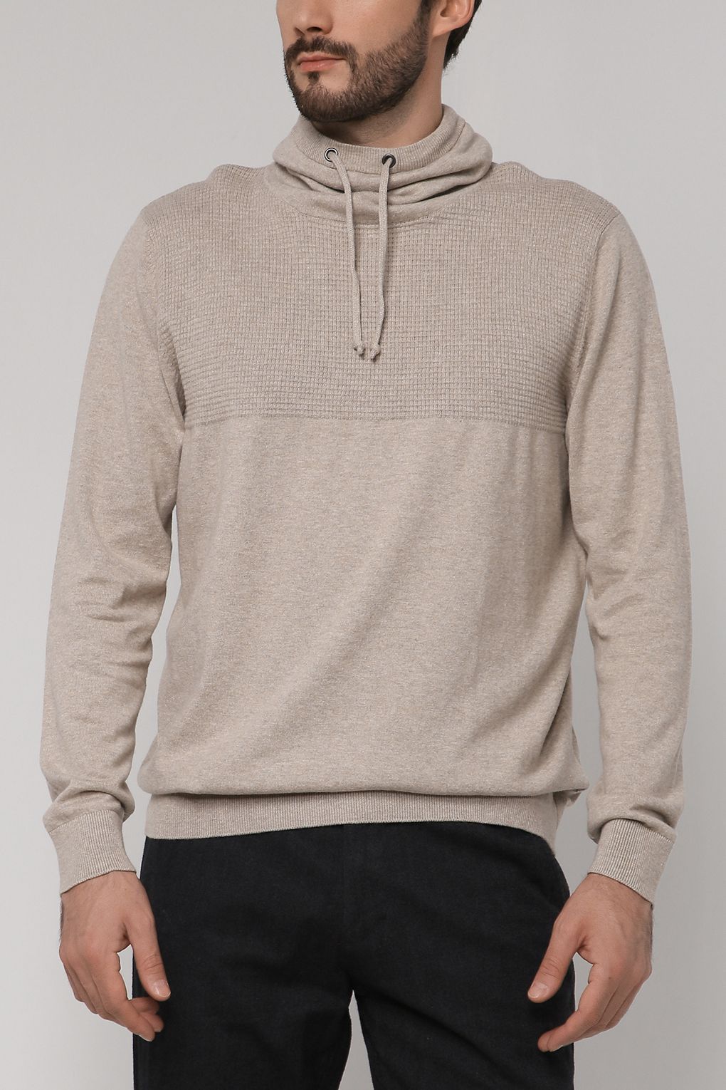 

Джемпер мужской Esprit Edc 091CC2I310 бежевый L, 091CC2I310