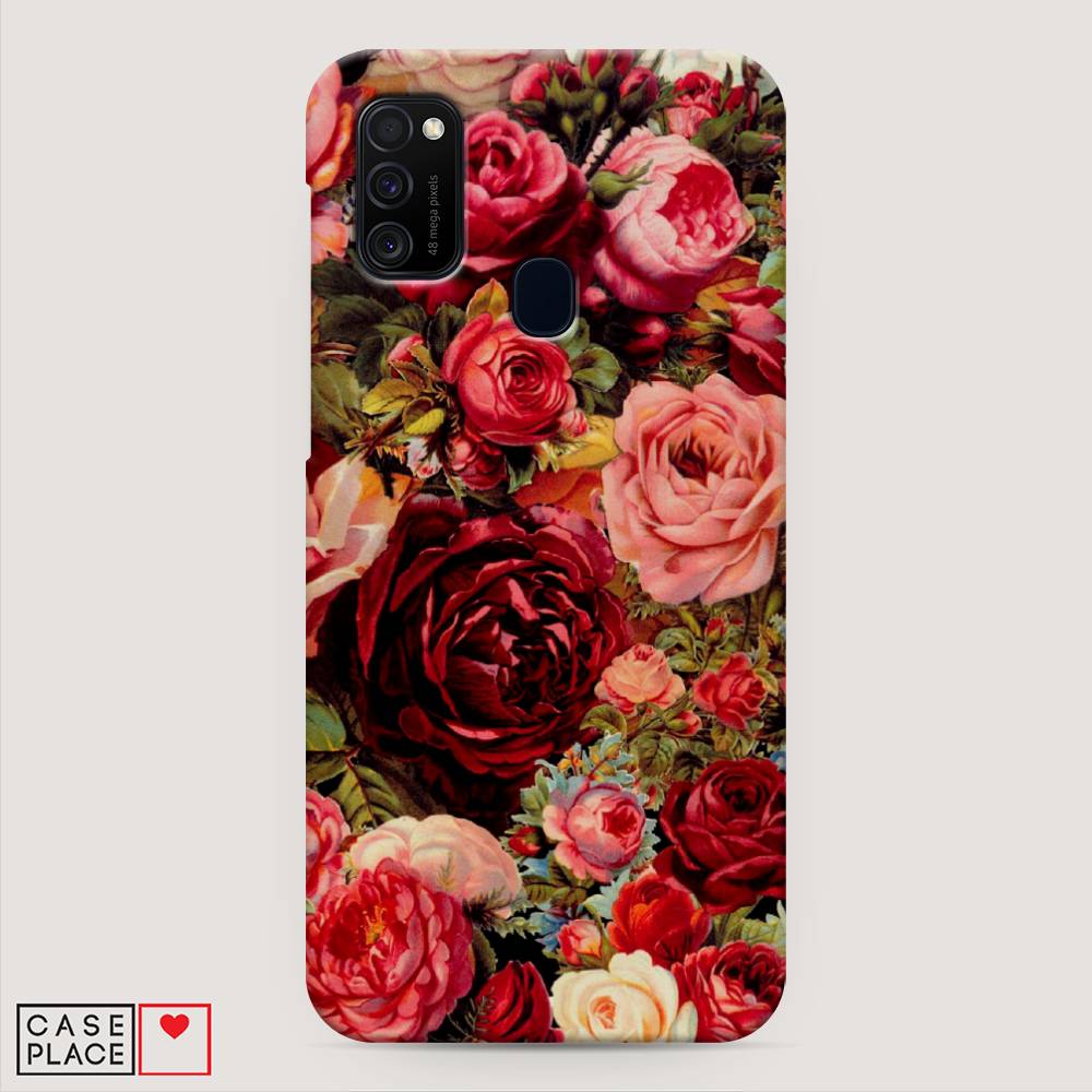 

Пластиковый чехол "Розы винтажные" на Samsung Galaxy M21, 29720-6