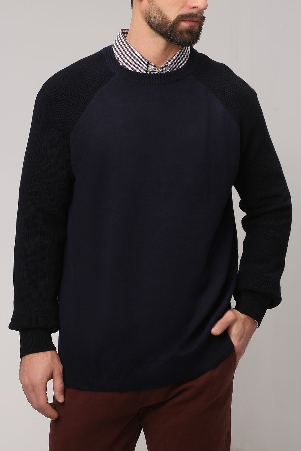 

Джемпер мужской Esprit Edc 091CC2I302 синий XL, 091CC2I302