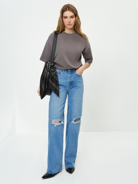 

Футболка женская ZARINA 3121520426-66 коричневая XS, 3121520426
