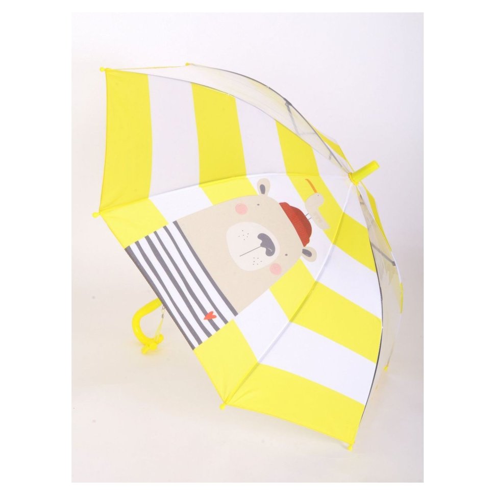 Зонт детский ArtRain A1612-01 Медведь, желтый