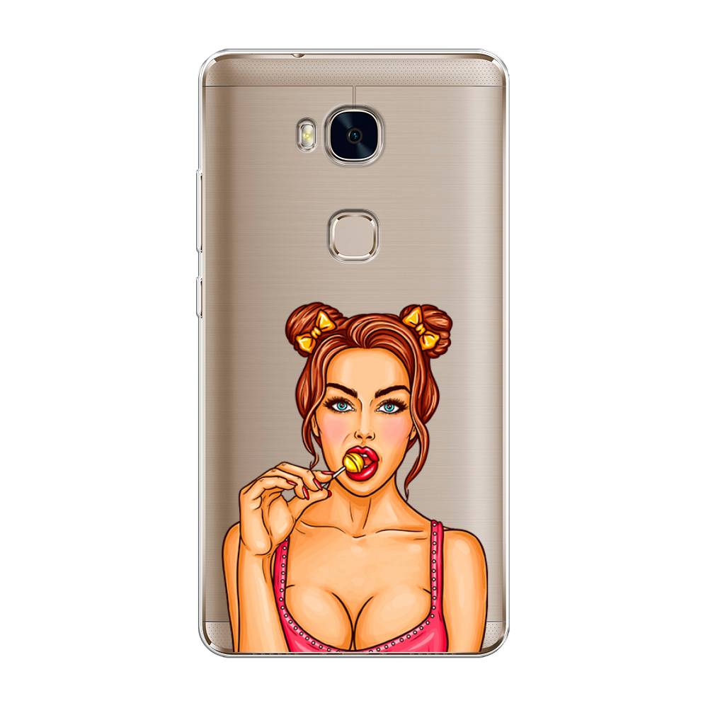 

Чехол Awog на Honor 5X "Вкусный леденец", Разноцветный
