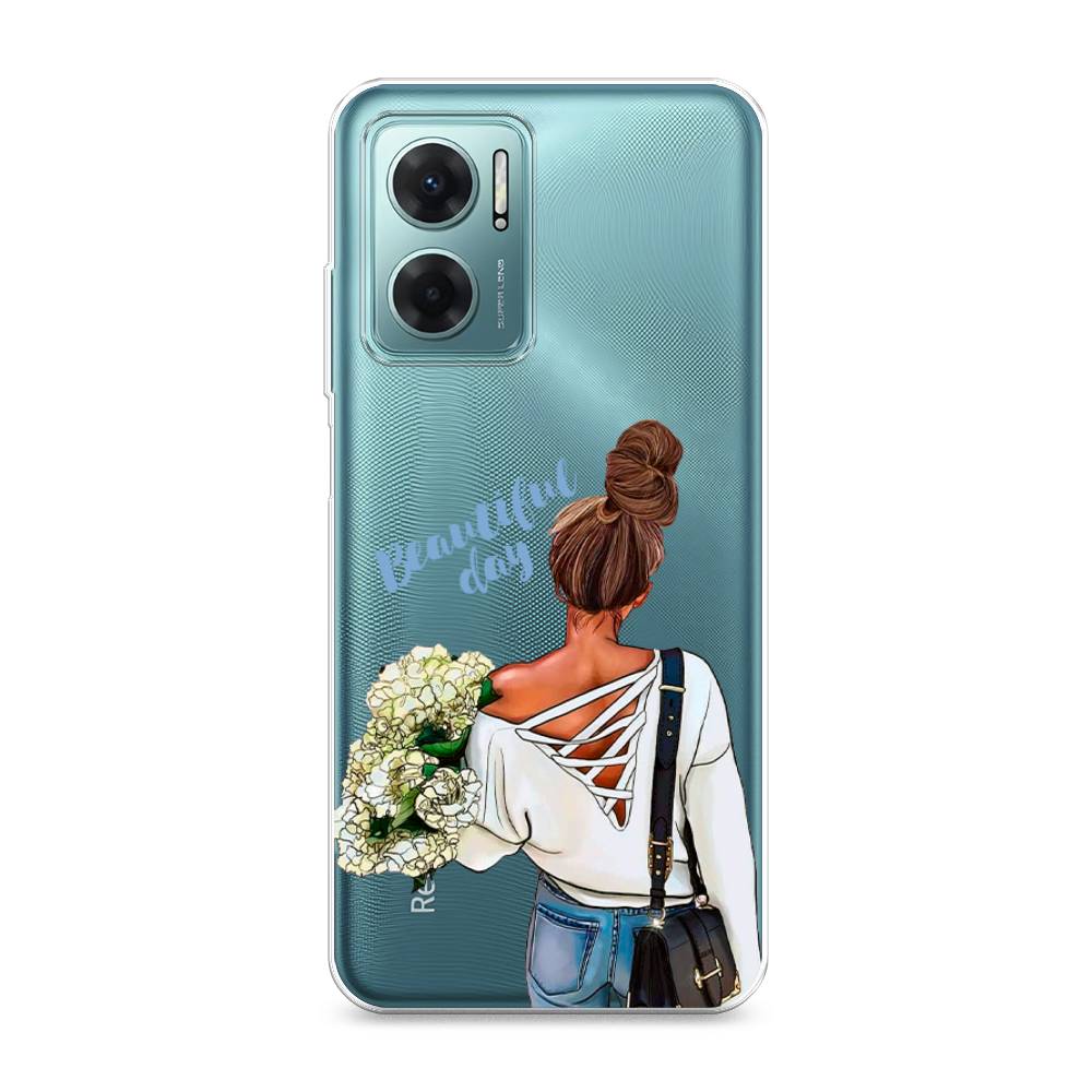 фото Силиконовый чехол "beautiful day vector" на xiaomi redmi 10 5g awog