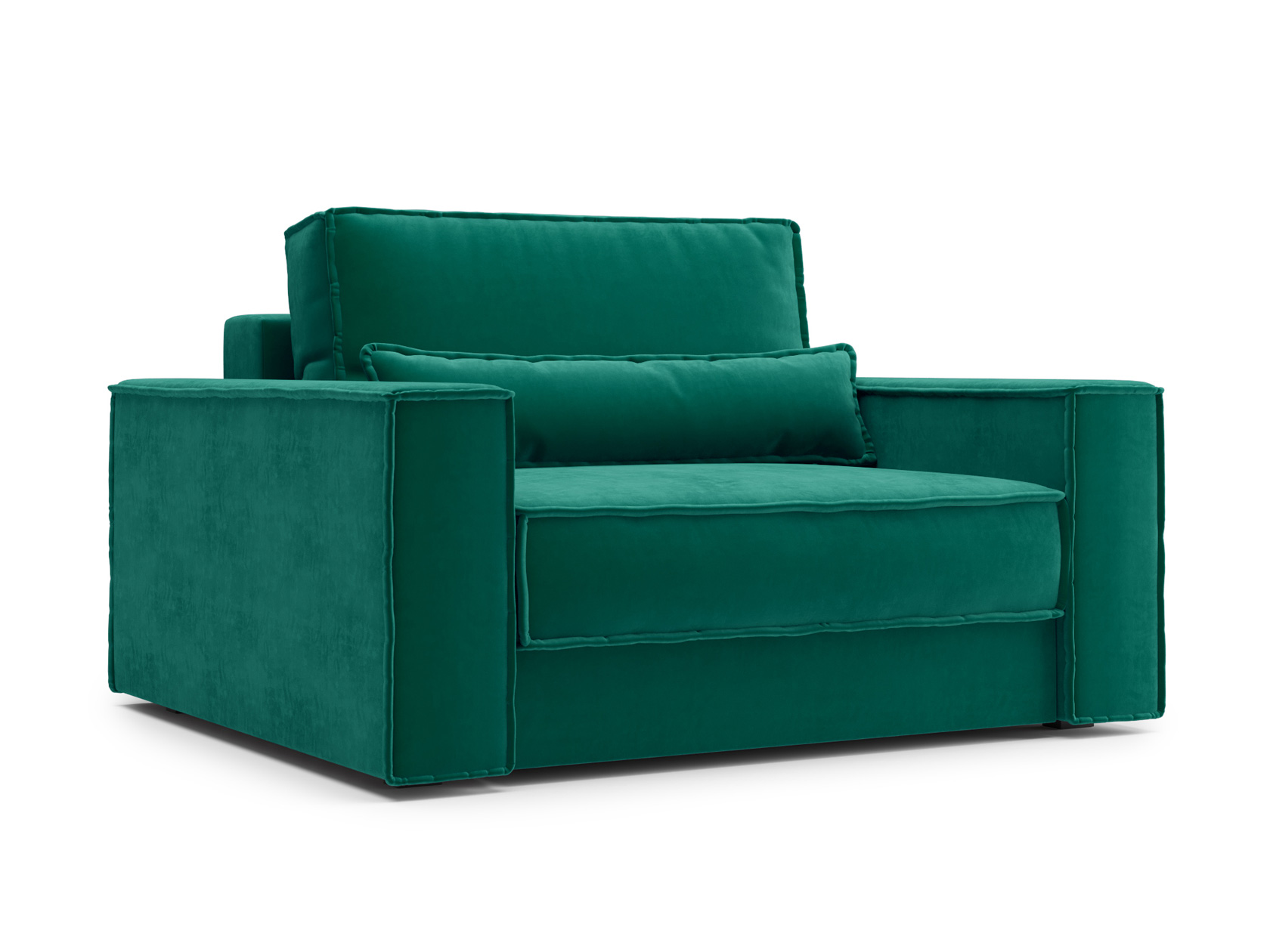 Кресло-кровать Первый Мебельный Шарлин Зеленый, велюр