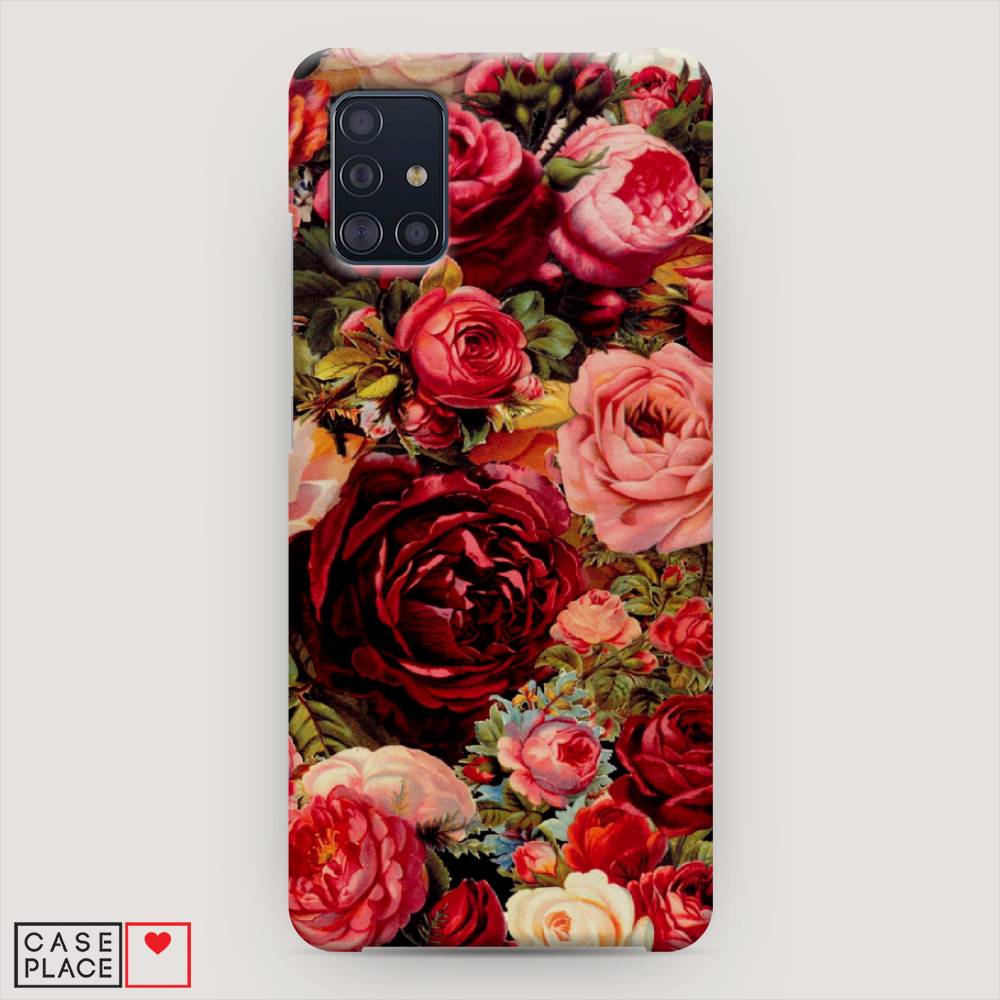 

Пластиковый чехол "Розы винтажные" на Samsung Galaxy A51, 28920-6